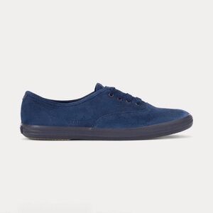 Keds x Staud - Champion Suede Navy Low Top Sneakers